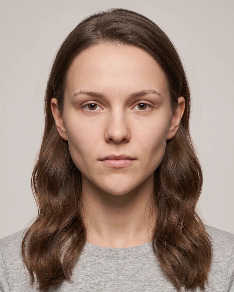 Woman with a heart face shape wearing soft waves starting at the cheekbone